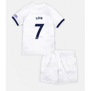 Tottenham Hotspur Son Heung-min #7 Koszulka Podstawowych Dziecięca 2023-24 Krótki Rękaw (+ Krótkie spodenki)